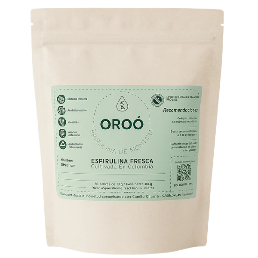 Espirulina fresca – Superalimento 100% Natural y Orgánico